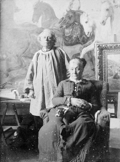 Rosa Bonheur en Nathalie Micas. Foto, z.j. © Château de Rosa Bonheur, By-Thomery