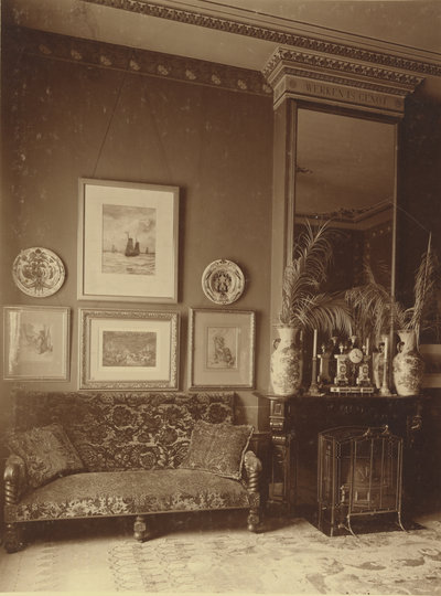 Voorsalon naast Mesdags atelier, ca. 1915