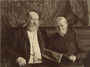 Foto van Hendrik Willem Mesdag en Sientje Mesdag-van Houten